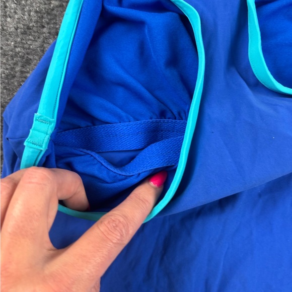 VICTORIA’S SECRET Women’s Blue Tankini Swim Suit size: Top-Large Bottom-Medium - Picture 3 of 10